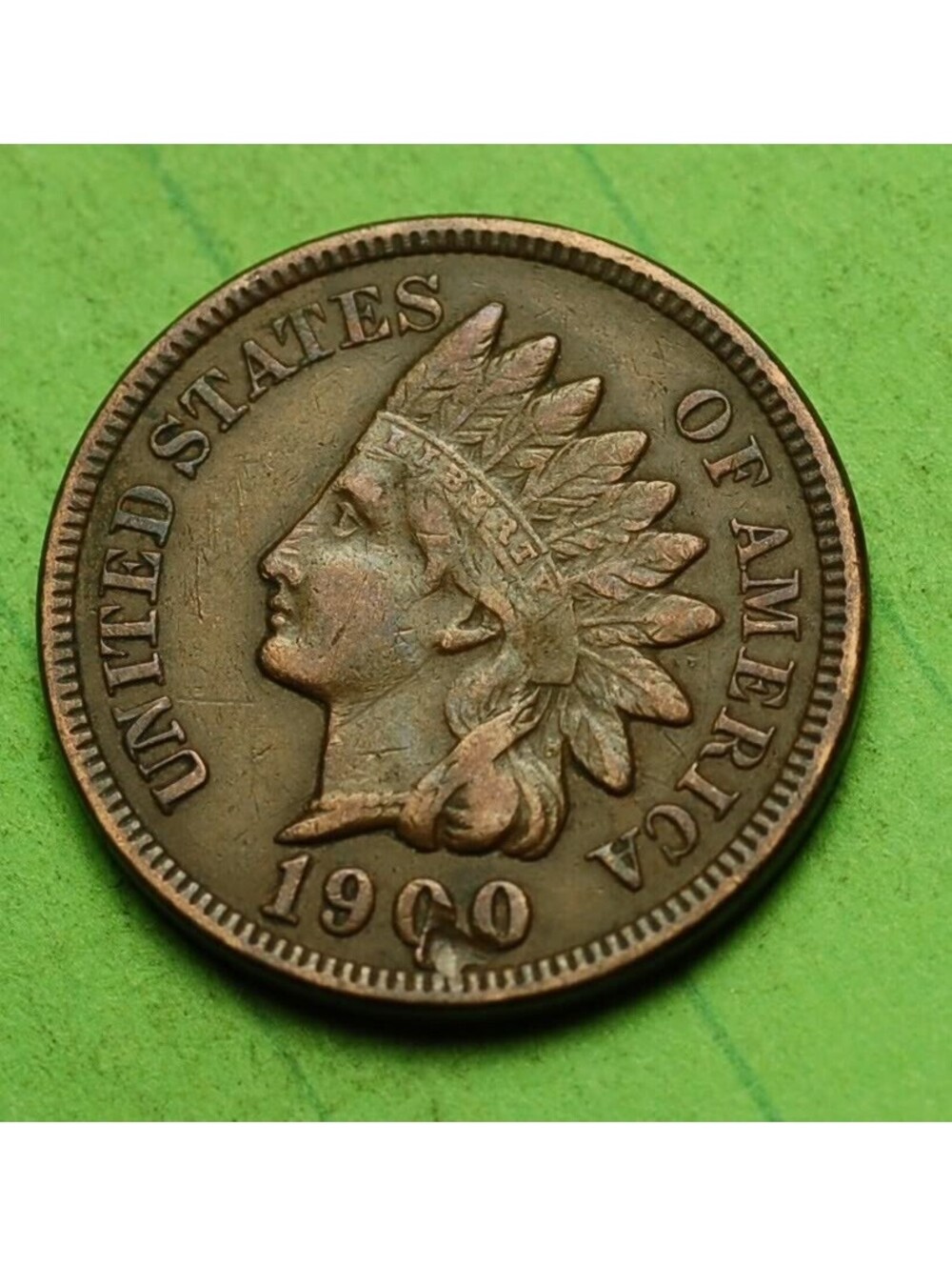 W752 1900 Indian Head Cent Penny 1c - Check Out Our Store 🔥🔥THE DETAILS🔥🔥